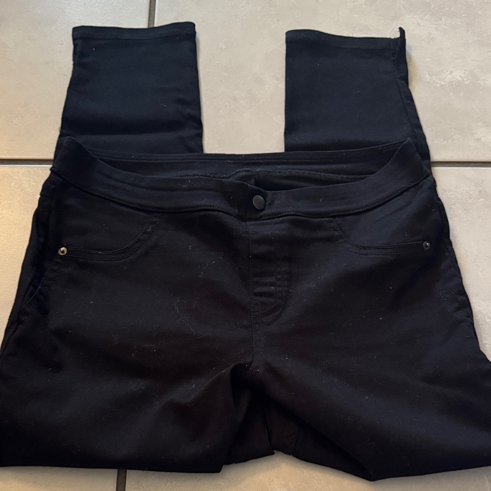 HUE Women's Black  Skinny jeggings